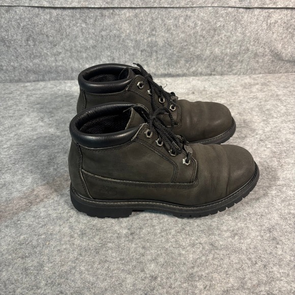 Timberland Nellie Waterproof Chukka Boots Black Nubuck Leather Women's 23398 - Picture 7 of 13